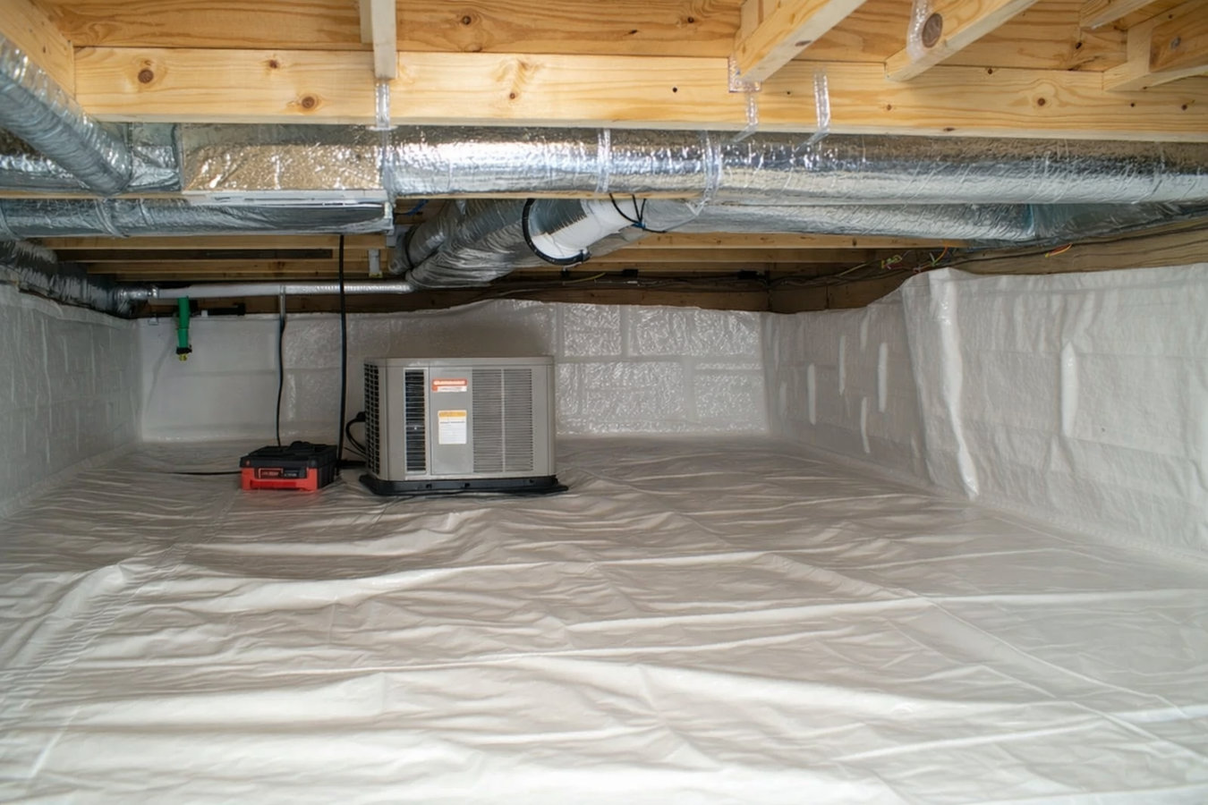 Crawl space insulation